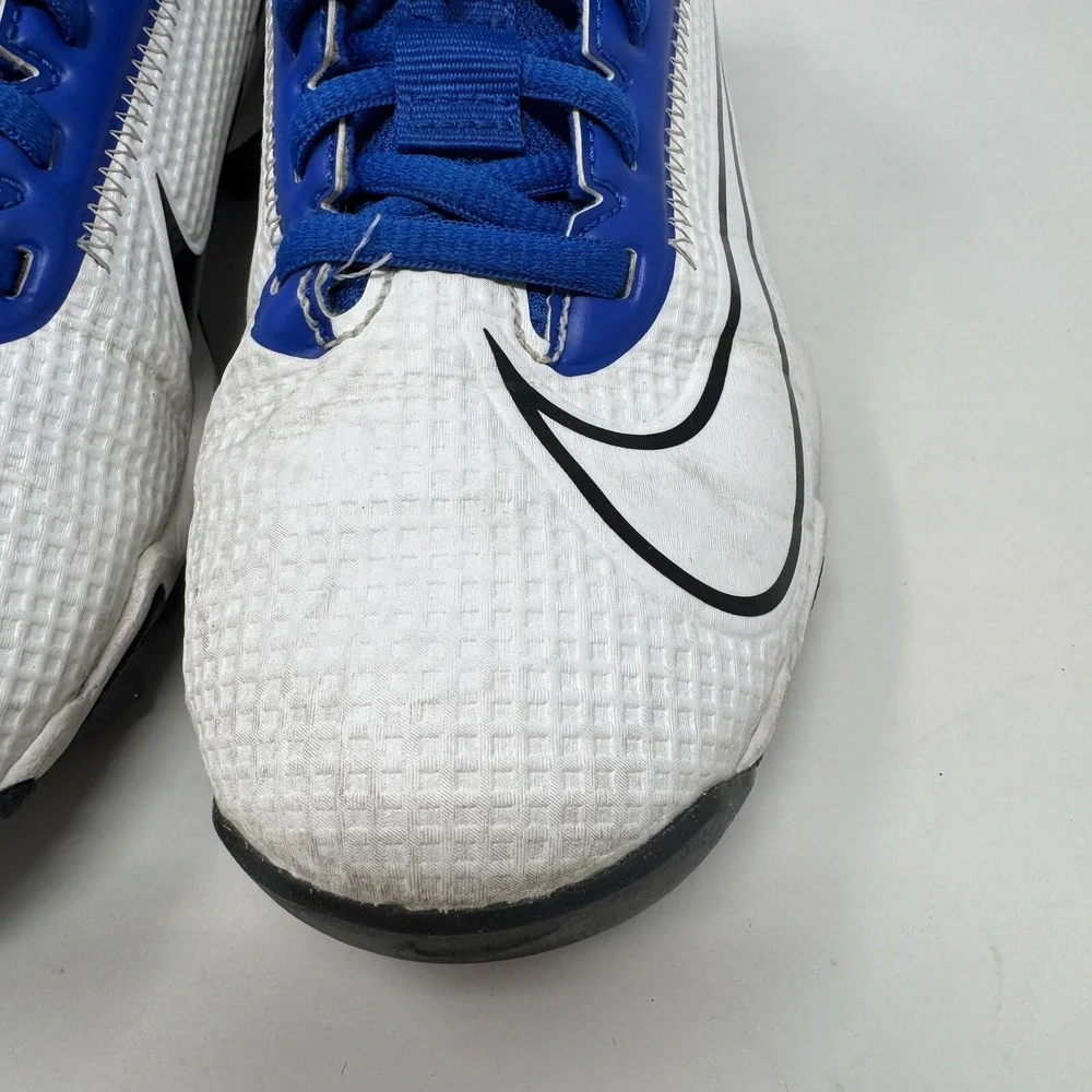 Nike Vapor Edge Shark 2 Football Cleats‎ White DH5089-414 Youth Size 3.5 Y